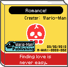 The shelf cover of one of Wario-Man's comics from WarioWare: D.I.Y. Showcase.