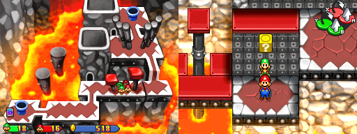 Nineteenth block in Bowser's Castle of the Mario & Luigi: Partners in Time.