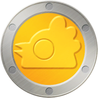 A token used for the Cluck-A-Pop machine in Game & Wario.