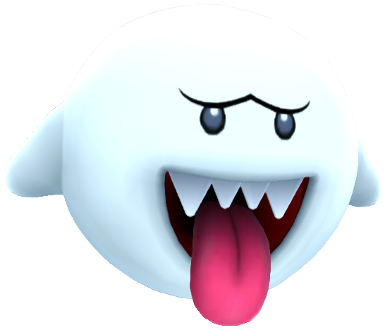 File:SMG2 Asset Model Big Boo.png - Super Mario Wiki, the Mario ...