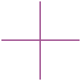The purple crosshair