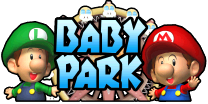 The logo for Baby Park, from Mario Kart: Double Dash!!.