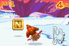 Screenshot of a letter in Diddy Kong Pilot's 2003 build