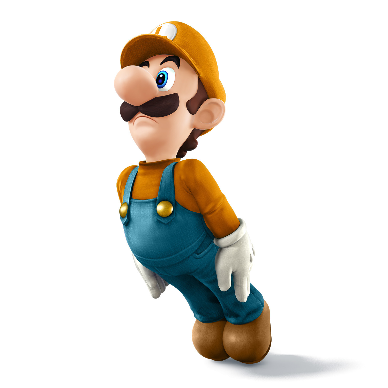 File:Luigi SSB4 Artwork - Orange.jpg - Super Mario Wiki, the Mario ...