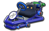 Thumbnail of Ludwig's Pipe Frame (with 8 icon), in Mario Kart 8.