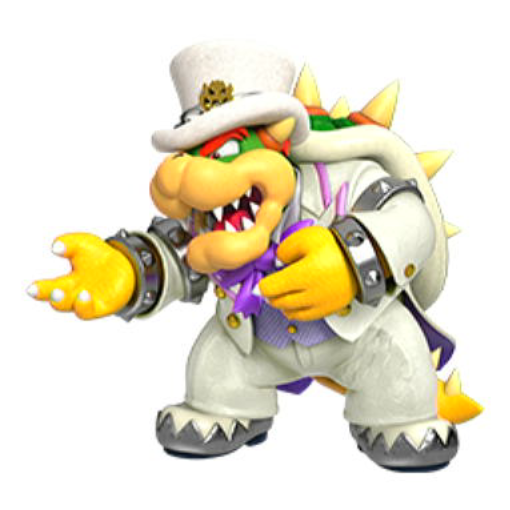 File:NSO SMO July 2022 Week 6 - Character - Wedding-outfit Bowser.png