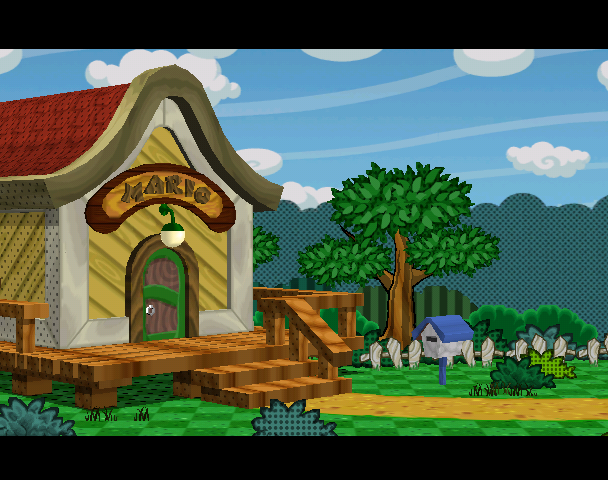 The Mario Bros.' House in the opening sequence of all three games