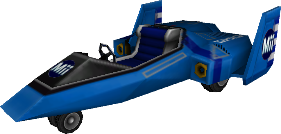 File:blue Falcon (small Male Mii) Model.png - Super Mario Wiki, The 