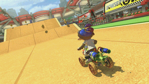 Inkling Boy in Excitebike Arena.gif