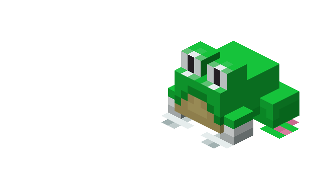 File:Minecraft Mario Mash-Up Temperate Frog Eating Render.gif