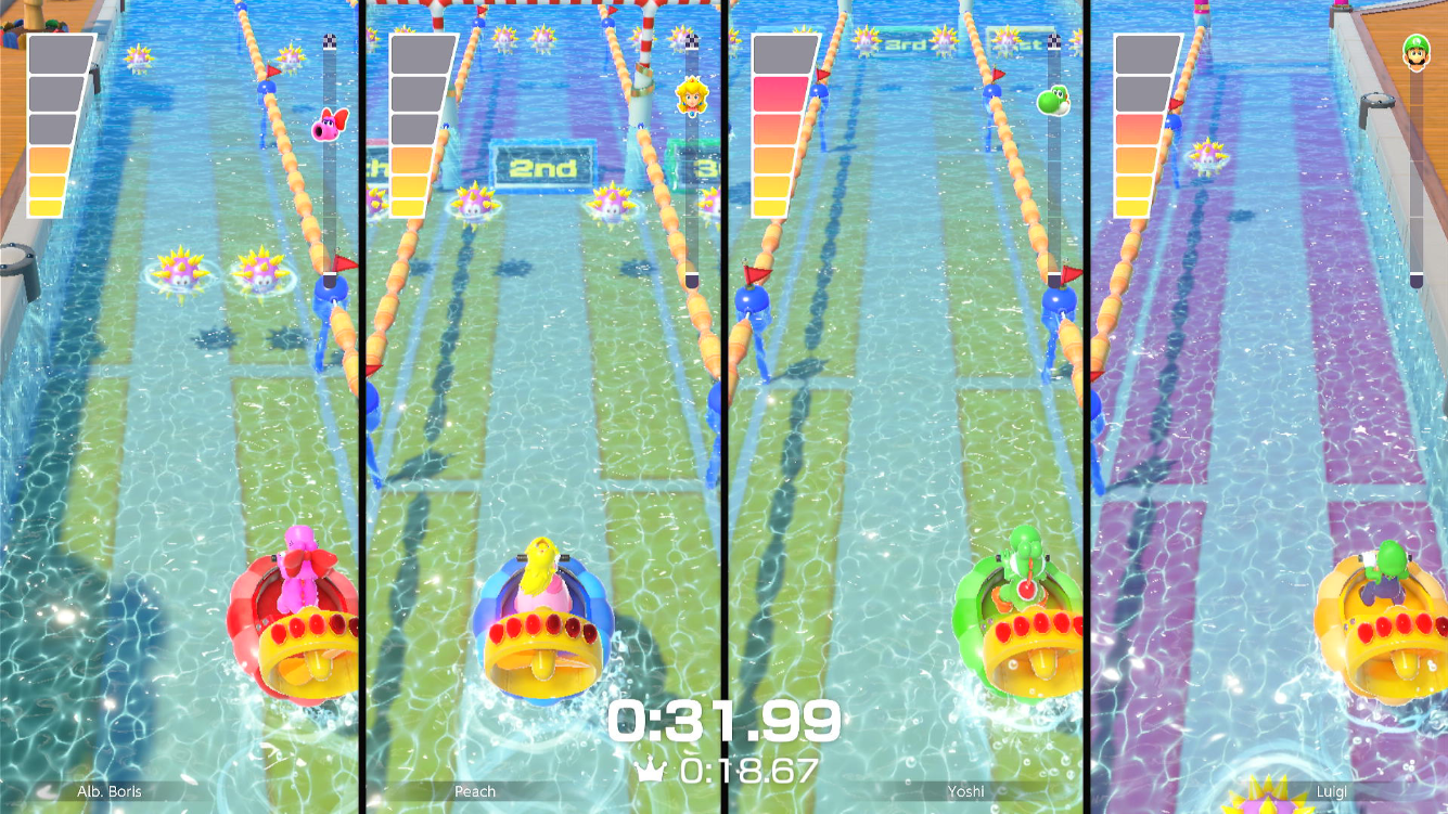Rapid River Race Steer your hovercraft to the finish line. Go as fast as you can, but watch out for Urchins!