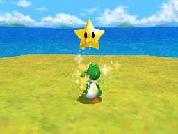 File:Yoshi obtaining first Power Star SM64DS.png