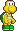 Sprite of a Koopa Troopa, from Mario Party Advance.