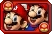 Sprite of Double Mario's card, from Puzzle & Dragons: Super Mario Bros. Edition.