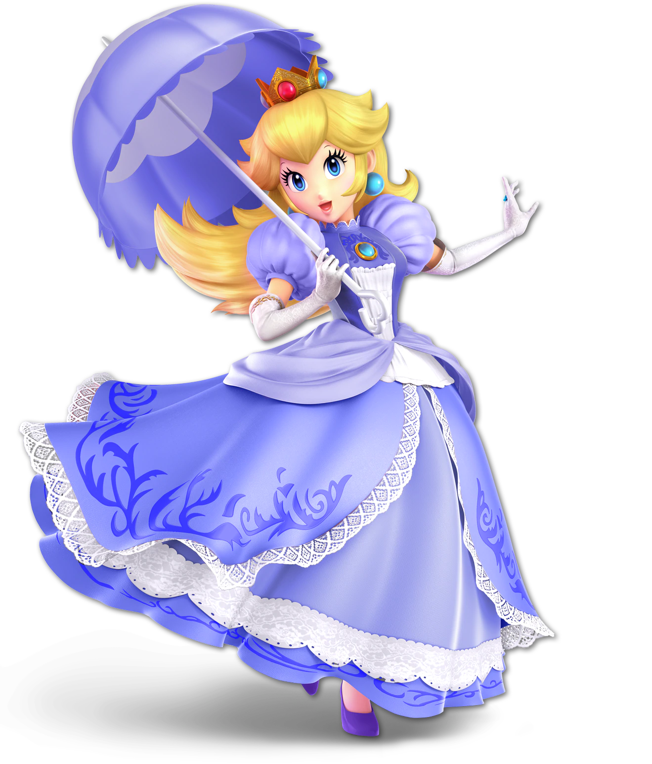 File:Peach Blue SSBU.png - Super Mario Wiki, the Mario encyclopedia