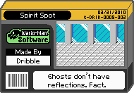 The shelf cover for one of Dribble & Spitz's microgames in WarioWare: D.I.Y.