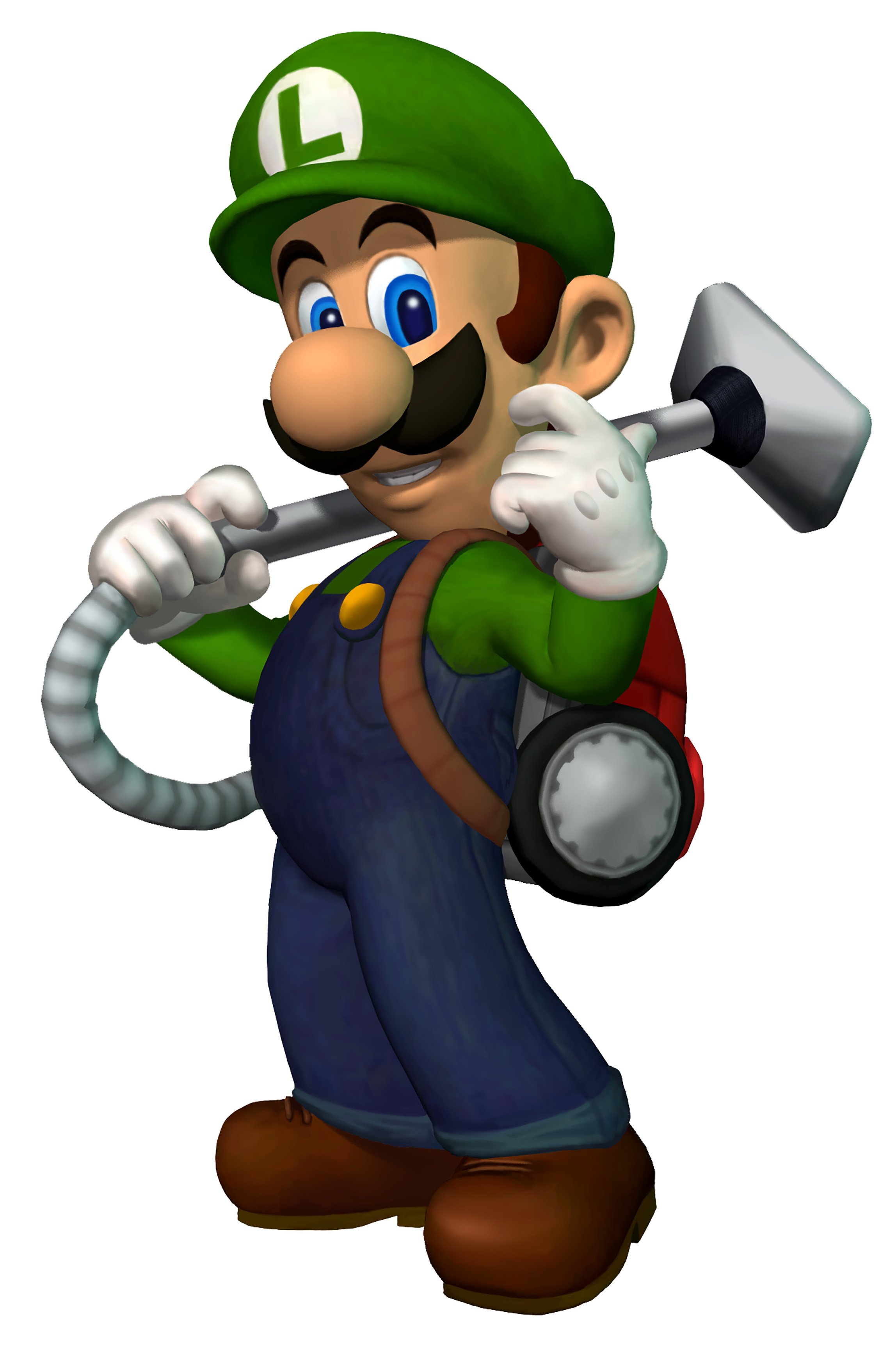 File:Luigis Mansion Luigi Poltergust Artwork.jpg - Super Mario Wiki ...
