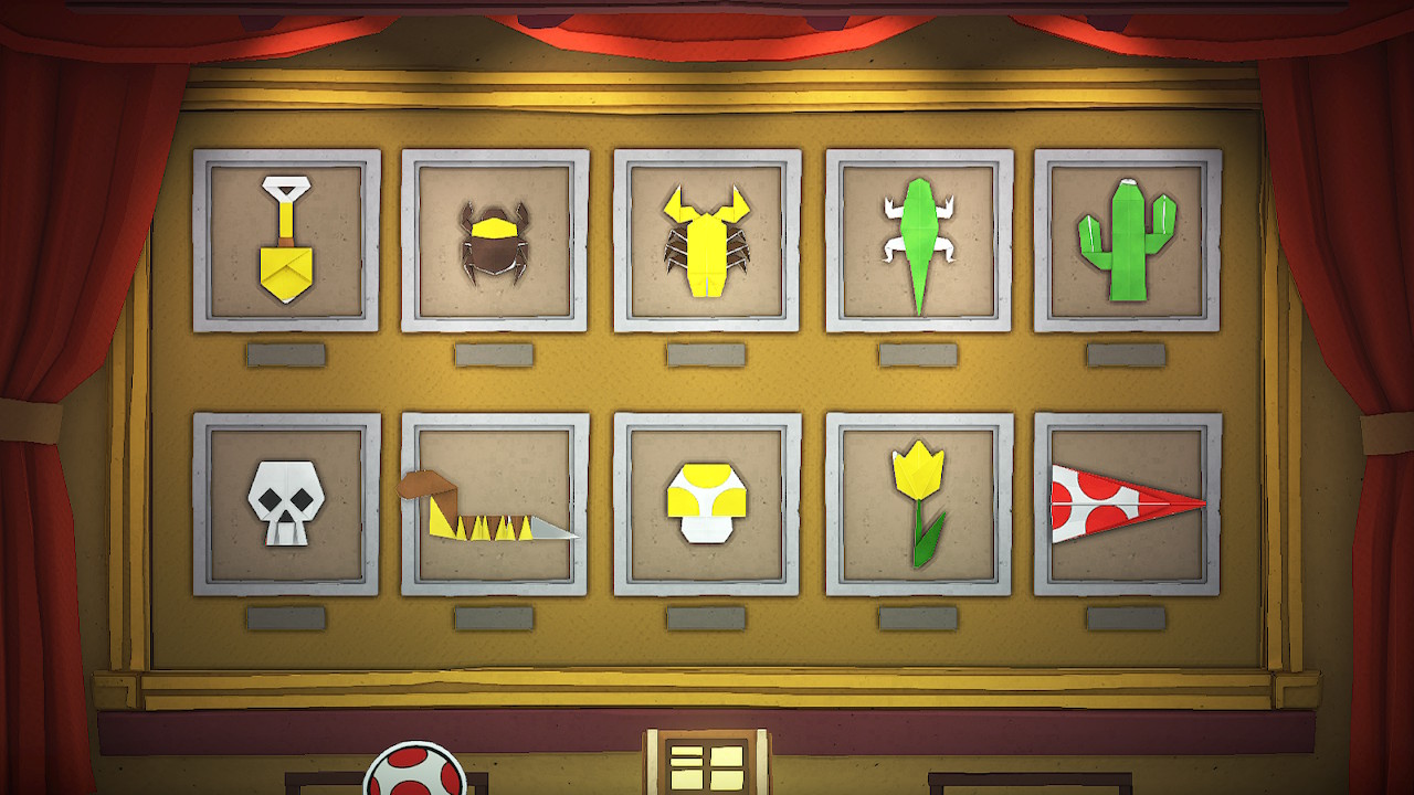 Origami Toad Gallery (Yellow Streamer)