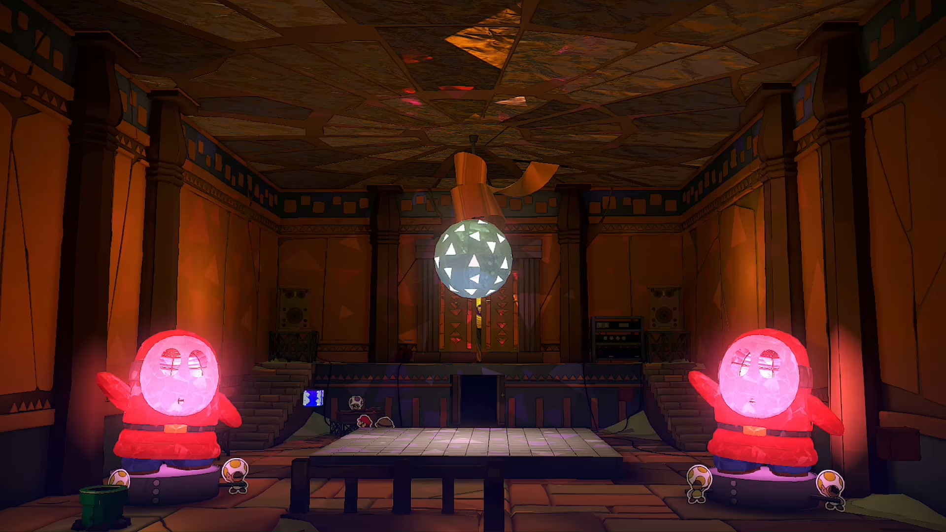 The disco hall