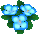 In-game rendering of flowers from Super Mario 3D Land.