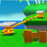 Screenshot of a Rope from Super Mario 3D Land.