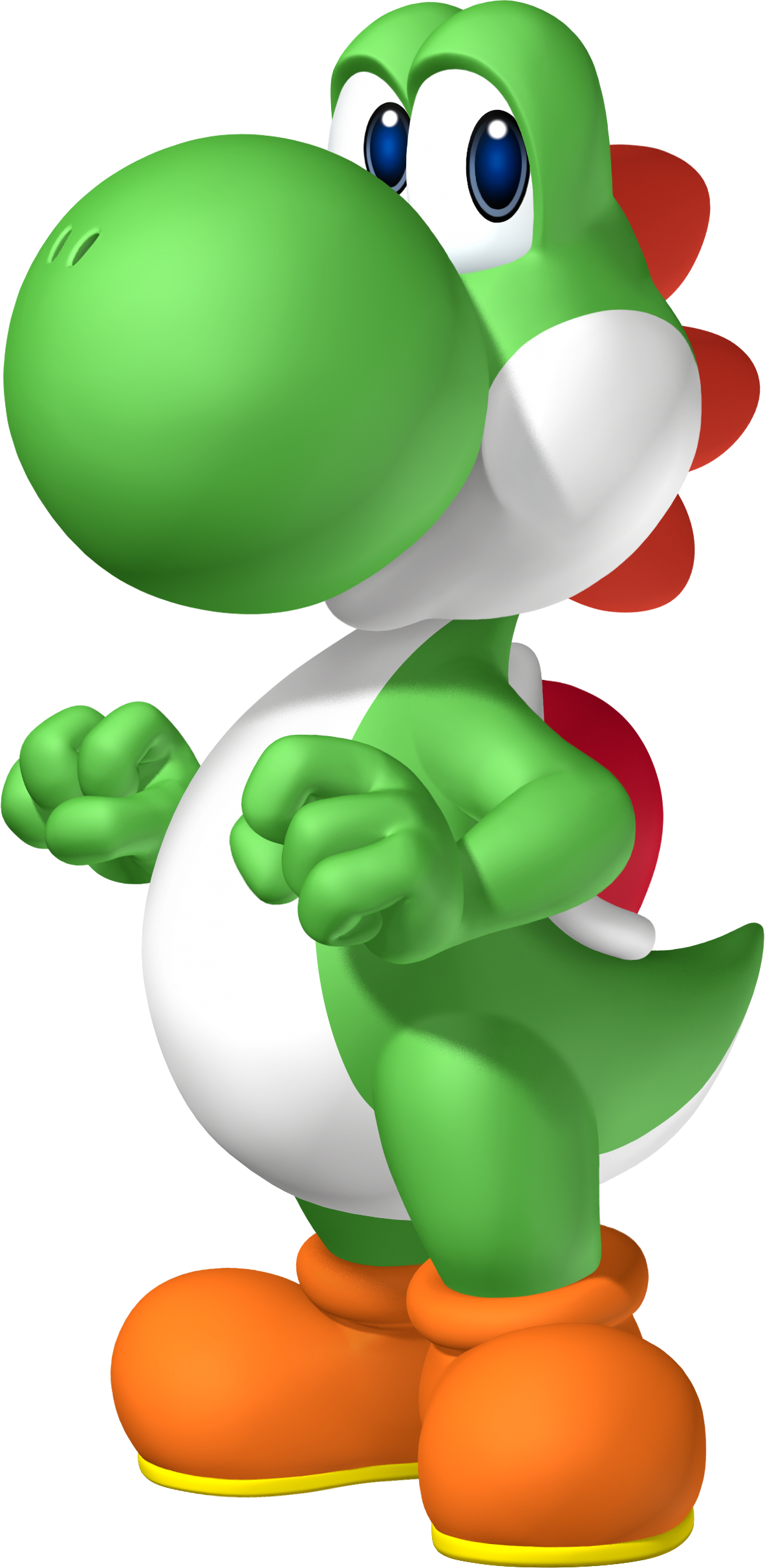 Artwork of Yoshi for Mario Party 8 (reused for Mario & Sonic at the Rio 2016 Olympic Games)