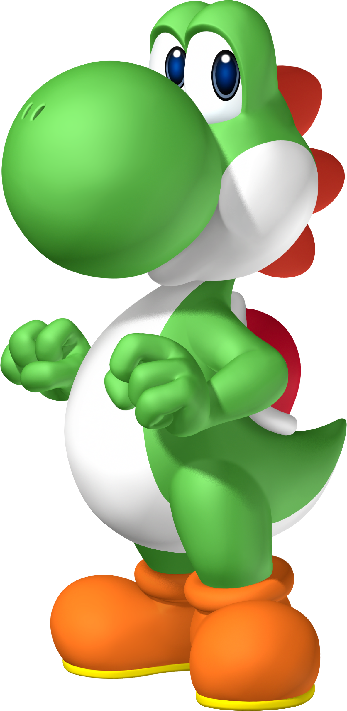 Artwork of Yoshi in Mario Party 8 (later reused for Mario & Sonic at the Rio 2016 Olympic Games)