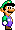 Super Luigi's sprite from Super Mario All-Stars + Super Mario World.