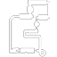 File:MK64 Bowser's Castle minimap.png