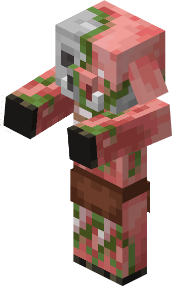 File:Minecraft Zombified Piglin.png - Super Mario Wiki, the Mario ...