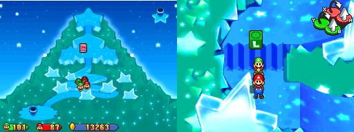 Seventh block in Star Hill of the Mario & Luigi: Partners in Time.