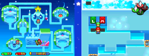 Thirtieth and thirty-first blocks in Star Shrine of the Mario & Luigi: Partners in Time.