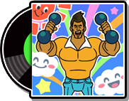 The record case for Work Those Muscles! in WarioWare Gold