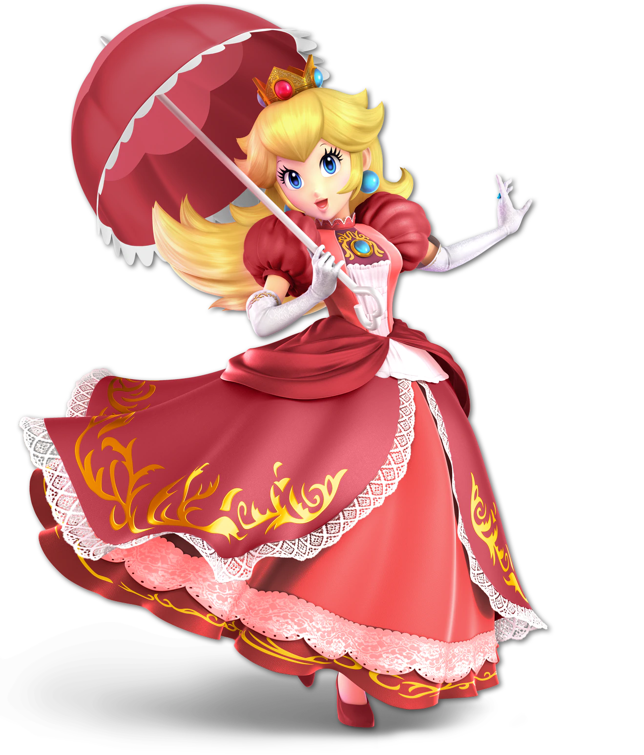 Filepeach Red Ssbupng Super Mario Wiki The Mario Encyclopedia 5781