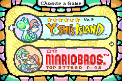File completion of Yoshi's Island: Super Mario Advance 3.