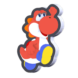 File:Standee Jumping Red Yoshi.png