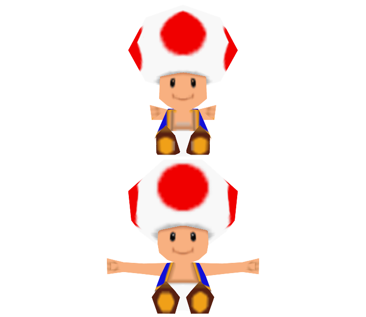 Model of Toad from Mario Kart DS