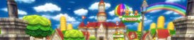 The course banner for Mario Circuit from Mario Kart Wii.
