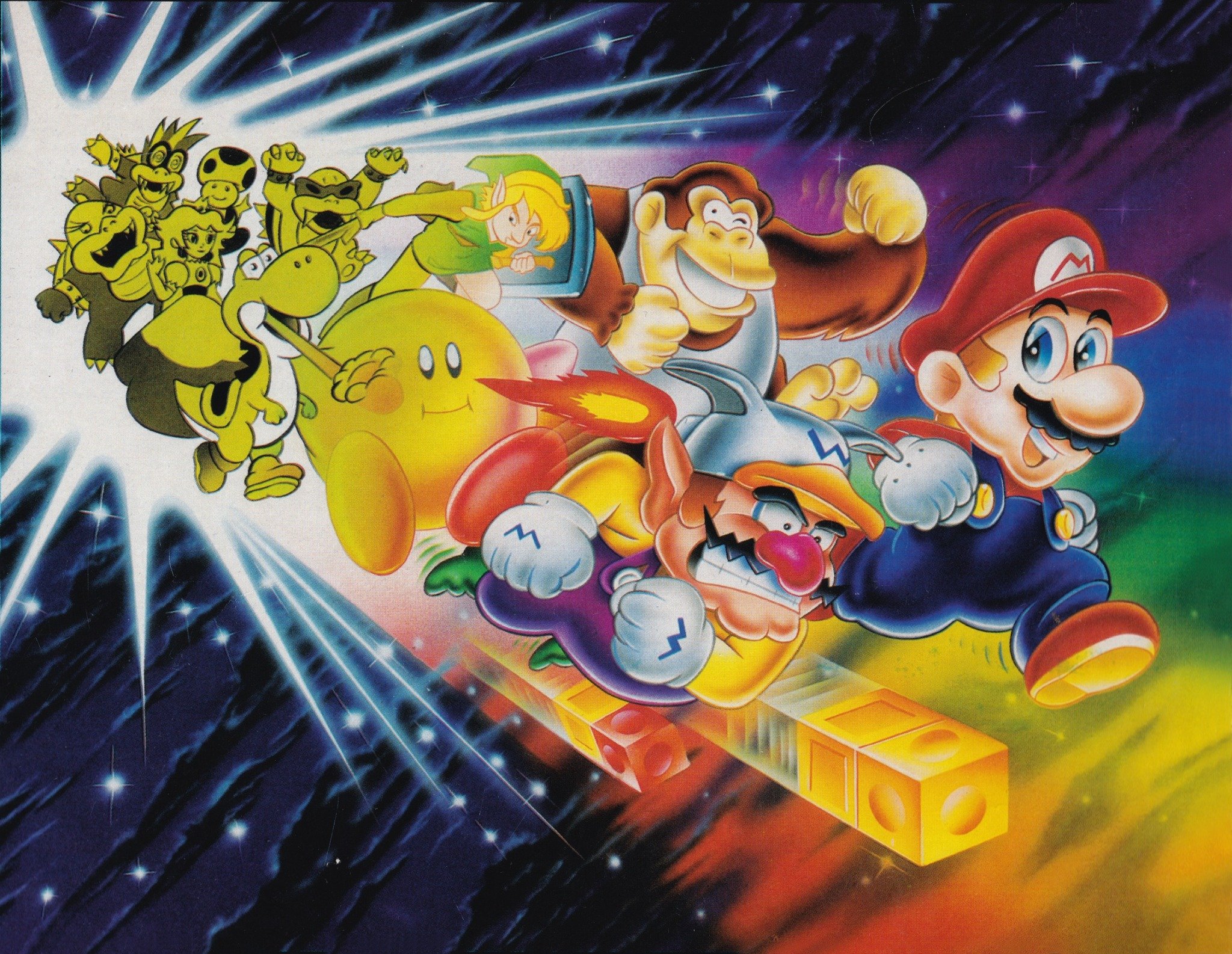 Artwork used on the European cover for Super Game Boy