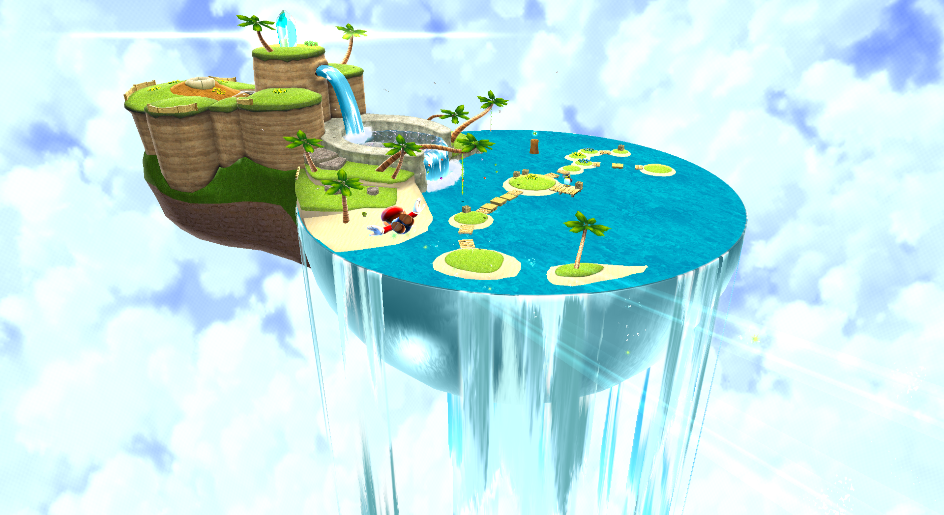 File:SMG Beach Bowl Galaxy Heavenly Beach Planet.png - Super Mario Wiki ...