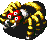 Battle idle animation of an Arachne from Super Mario RPG: Legend of the Seven Stars