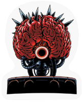 A Sticker of Mother Brain.