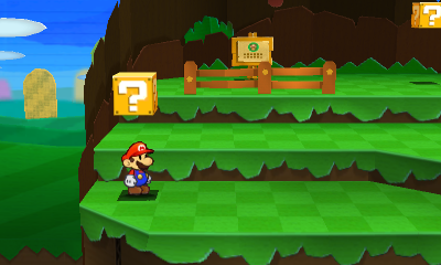 Second and third ? Blocks in Water's Edge Way of Paper Mario: Sticker Star.