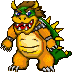 A sprite of Bowser from the MS-DOS release of Mario's Early Years! Fun with Letters