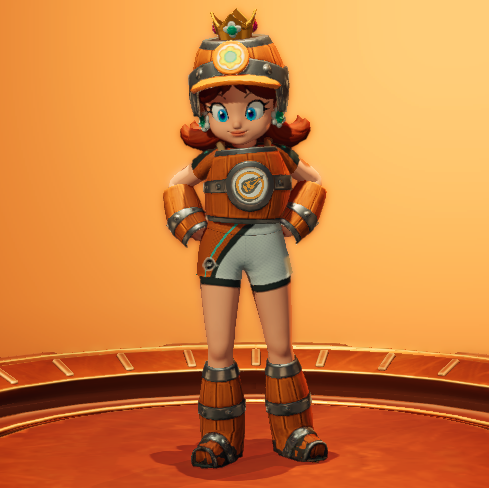 File:Daisy (Barrel Gear) - Mario Strikers Battle League.png