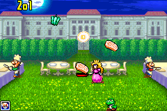 The second scene of modern version of Chef from Game & Watch Gallery 4