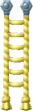 Sprite of a ladder from New Super Mario Bros. Wii
