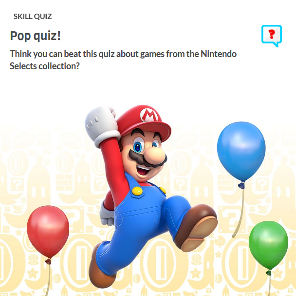 Nintendo Trivia Quiz Super Mario Wiki The Mario Encyclopedia