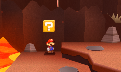 Seventh ? Block in Rugged Road of Paper Mario: Sticker Star.