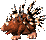 Sprite of a Spiny in Donkey Kong Country 2: Diddy's Kong Quest.